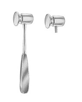 DOYEN, Hammer, 21cm, Messing, massiv, 35mm Durchmesser, 260 g, Allgaier Instrumente, medishop.de