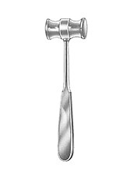 COLLIN, Hammer,20cm, Messing, massiv, 30mm Durchmesser, 220 g, Allgaier Instrumente, medishop.de