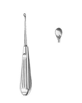 VOLKMANN, scharfer Lffel, 17cm, Figur 2, Allgaier Instrumente, medishop.de