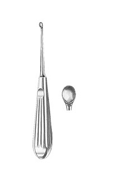 VOLKMANN, scharfer Löffel, 17cm, Figur 3, Allgaier Instrumente, medishop.de