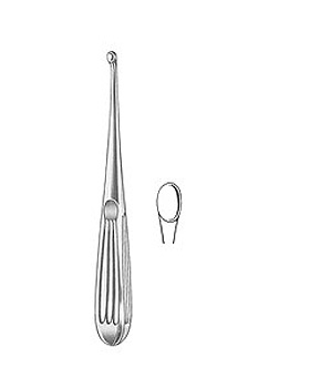 SPRATT, scharfer Lffel, 16cm, Figur 3, Allgaier Instrumente, medishop.de