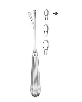 HALLE, scharfer Lffel, 21cm, biegsam, Figur 1, Allgaier Instrumente, medishop.de