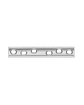 Selbstspannende Knochenplatte, breit, 154mm lang, 9-Loch, Allgaier Instrumente, medishop.de