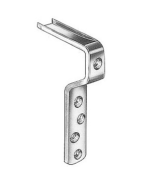 HARRIS, Winkelplatte für intertrochantere Femur- Osteotomien bei Erwachsenen, Klinge 80mm, Bogen 15, Allgaier Instrumente, medishop.de