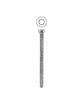 Corticalisschraube, 40 mm lang, 4,5mm Durchmesser, Allgaier Instrumente, medishop.de