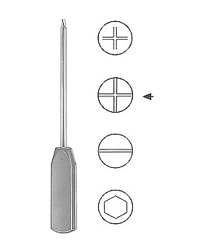 Schraubenzieher, fr Kreuzschlitzschrauben, Allgaier Instrumente, medishop.de