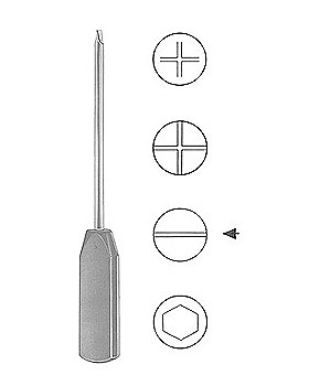 Schraubenzieher, fr Einfachschlitzschrauben, Allgaier Instrumente, medishop.de