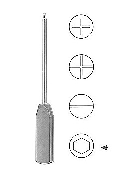 Schraubenzieher, fr Innensechskantschrauben, 2,5mm, Allgaier Instrumente, medishop.de
