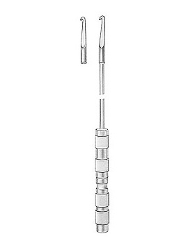 KUENTSCHER, Extraktor, mit 2 Haken und Laufgewicht, Allgaier Instrumente, medishop.de