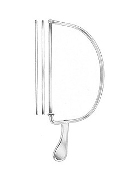 HELFERICH-BIER, Amputationssge,  39cm mit 3 Sgeblttern , 3mm , 5mm , 7mm, Allgaier Instrumente, medishop.de