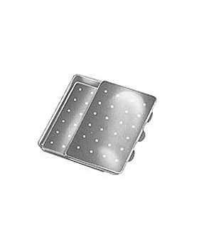 Nadelsterilisierdose, rechteckig, gelocht, 65x42x8mm, Allgaier Instrumente, medishop.de