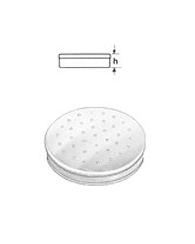 Innendose zur Nadelsterilisierdose, allein, 62mm Durchmesser, 13mm hoch, Allgaier Instrumente, medishop.de