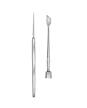 Prpariermeiel, schrg, mit Metallheft, Allgaier Instrumente, medishop.de