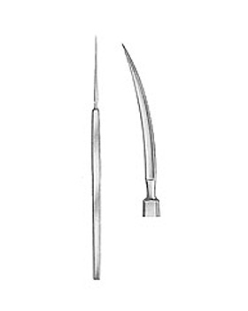 Mikroskopier-Messer, gebogen, Allgaier Instrumente, medishop.de