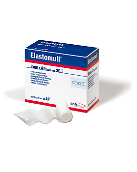 Elastomull 10cm x 4m, elastische Fixierbinde, 50 Stück, BSN medical, medishop.de