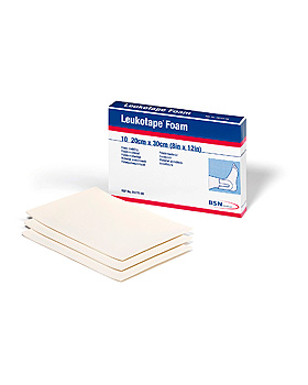 Leukotape Foam, 20 x 30cm, Schaumgummi-Polstermaterial, 10 Stck, BSN medical, medishop.de