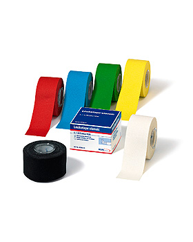 Leukotape classic, 3,75cm x 10m, gelb, unelastische Klebebinde für funktionelle Verbände, BSN medical, medishop.de