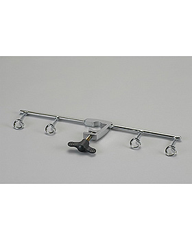 Infusionsflaschenhalter Universal, Rund-+ Ovalrohr mit 4 Haken, verchromt, Dr. Paul Koch, medishop.de