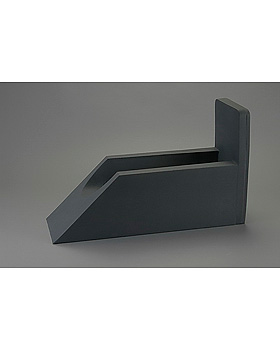 Schaumstoffhochlagerungsschiene, 77x25x25 cm, Ausschnitt ca.58x14-17x10 cm, antibakteriell, Dr. Paul Koch, medishop.de