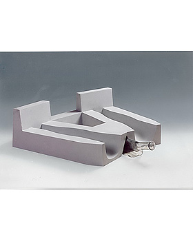 Schaumstoffschiene doppelt, 70 cm, mit Aussparung fr Urinflasche, Dr. Paul Koch, medishop.de