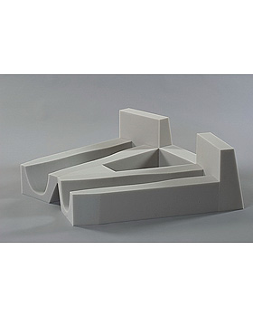 Schaumstoffschiene doppelt, 70 cm, antibakteriell, mit Aussparung fr Urinflasche, Dr. Paul Koch, medishop.de