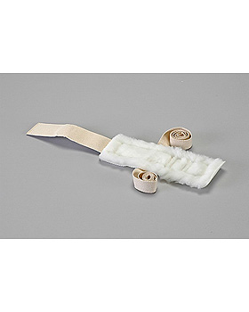 Handgelenkfessel aus Leder mit Halbring 27x9,5 cm, Dr. Paul Koch, medishop.de