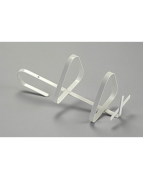 Urinflaschenhalter aus Metall, wei kunststoffbesc, Dr. Paul Koch, medishop.de