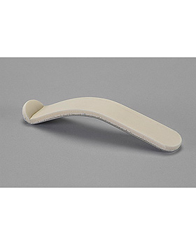 Fingerschiene gebogen 40 mm lang, gepolstert, Dr. Paul Koch, medishop.de