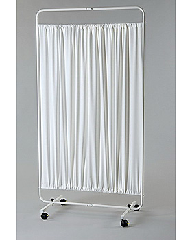 Bettschirm mit 4 feststellbaren Rollen, ohne Bezug kunststoffbeschichtet, 175x95cm, Dr. Paul Koch, medishop.de