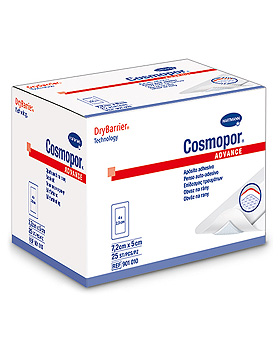 Cosmopor Advance steril 25 x 10 cm, einzeln eingesiegelt, 10 Stück, Hartmann, medishop.de