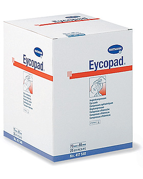 Eycopad Augenkompressen 70 x 85mm, unsteril, 50 Stck, Hartmann, medishop.de