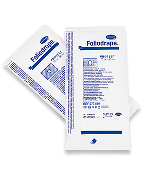 Foliodrape Protect Lochtücher selbstklebend 2-teilig steril, 75x90cm, Ø variabel, 40 Stück, Hartmann, medishop.de