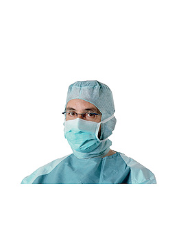 OP-Masken Foliodress mask Comfort Anti fogging, gr�n, in Entnahmekarton, 50 St�ck, Hartmann, medishop.de