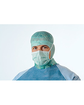 OP-Masken Foliodress mask Comfort Perfect grün in Entnahmekarton, 50 Stück, Hartmann, medishop.de