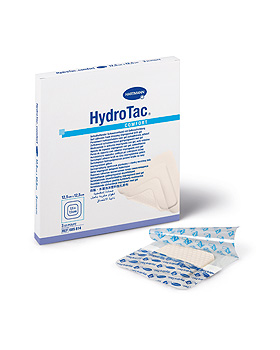 HydroTac comfort steril, 8 x 8 cm, IM 3,5 x 3,5 cm einzeln eingesiegelt, 10 Stück, Hartmann, medishop.de