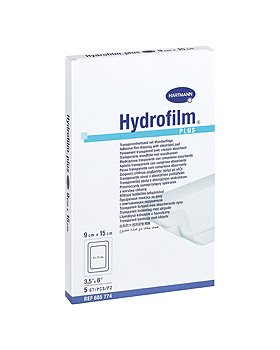 Hydrofilm Plus steril, 5 x 7,2 cm, einzeln eingesiegelt, 50 Stück, Hartmann, medishop.de