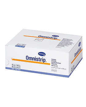 Omnistrip  3 x 76mm, steril, eingesiegelt zu 5 Stück, 250 Stück, Hartmann, medishop.de