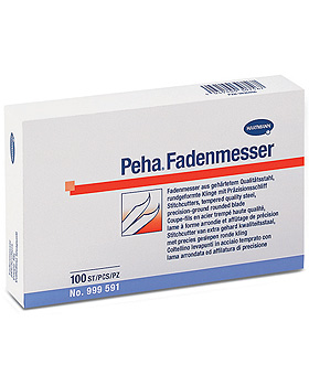Peha Fadenmesser steril, einzeln eingesiegelt, 100 Stck, Hartmann, medishop.de
