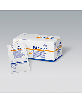 Einmal-OP-Handschuhe Peha-neon plus powderfree, steril, Gre 6, paarweise eingesiegelt, 25 Paar, Hartmann, medishop.de