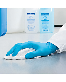 Untersuchungshandschuhe Peha-soft nitrile puderfrei, latexfrei, unsteril, Gre M, 100 Stck, Hartmann, medishop.de