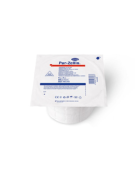 Pur-Zellin Zellstofftupfer unsteril, 4 x 5 cm, 500 Stck, Hartmann, medishop.de