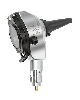 Otoskop-Kopf HEINE BETA 400 LED F.O., inkl. 4 Dauergebrauchs-Tips, Heine Optotechnik, medishop.de