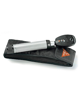 Ophthalmoskop HEINE K180, mit 2,5V, BETA Batteriegriff, in Stofftasche, Heine Optotechnik, medishop.de