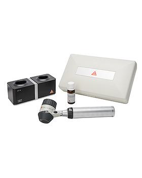 Dermatoskop HEINE DELTA 20 T LED, mit Ladegriff, Ladegert, Etui, Heine Optotechnik, medishop.de