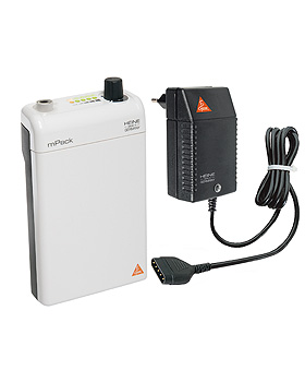 HEINE mPack mit Li-ion Ladebatterie und Steckertrafo, Heine Optotechnik, medishop.de
