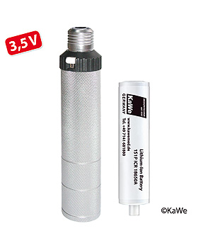 Ladegriff C30 3,5 V, inklusive Akku Li-Ion fr EUROLIGHT F.O., E und COMBILIGHT F.O., KaWe Germany, medishop.de