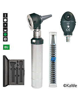 COMBILIGHT F.O 30/E36 SET Ophthalmoskop und Otoskop mit Zubehör, KaWe Germany, medishop.de