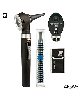 PICCOLIGHT C Set, Otoskop und Ophthalmoskop, night, mit Zubehr, KaWe Germany, medishop.de
