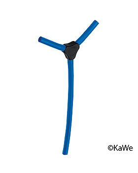 Y-Schlauch, ca. 55cm, blau, KaWe Germany, medishop.de