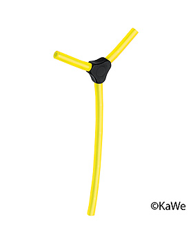 Y-Schlauch, ca. 55cm, gelb, KaWe Germany, medishop.de